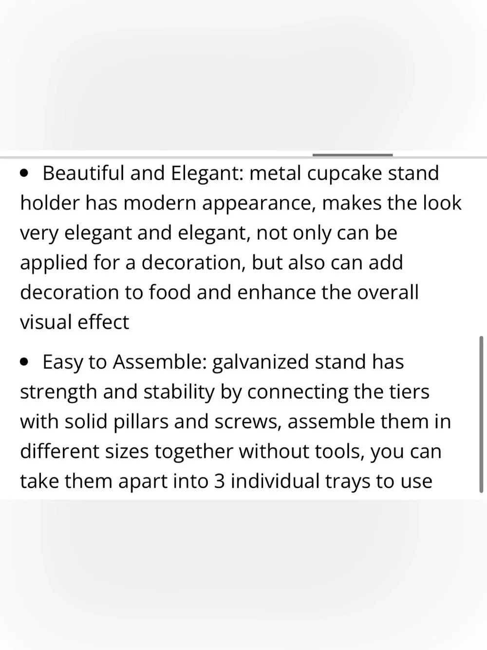 ‘Seafood Cupcake Dessert’ 3-Tier Stand Galvanized Metal (2-Pack)